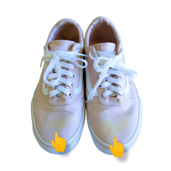 Vans Old Skool Pale Pink Women's Shoes - Picture 8 of 12